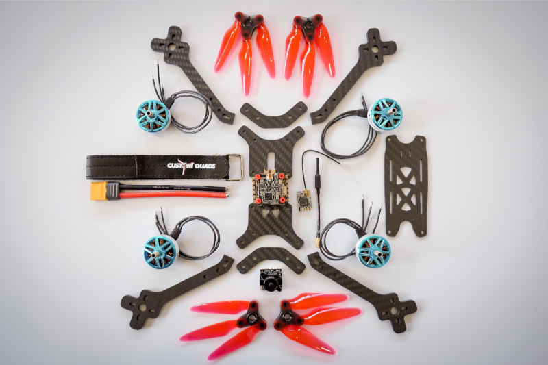 Custom Quads fpv drone assembly parts